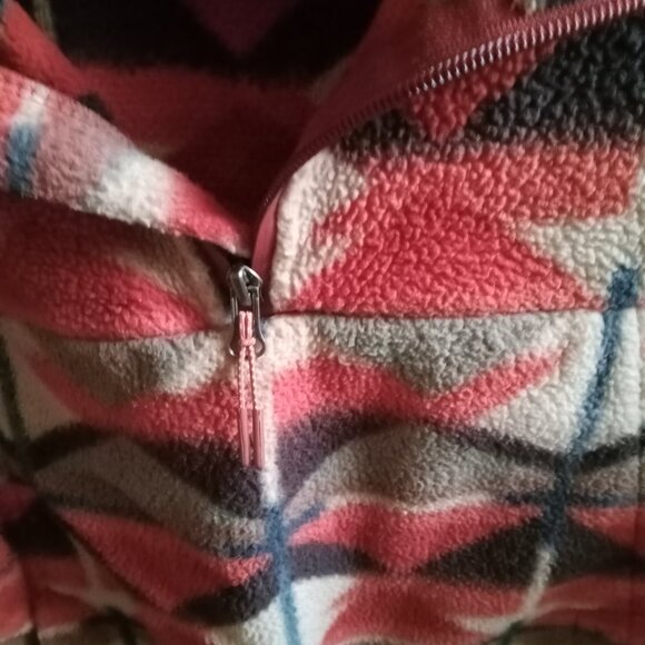 Billabong Adventure Division  Women's Colorful Fleece Jacket Pullover (M) - Picture 4 of 6